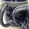 Stoneware espresso cup, glaze detail