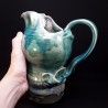 Stoneware tall jug, proportional view