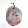 Stoneware wall clock rg009 hanging on the wall 2