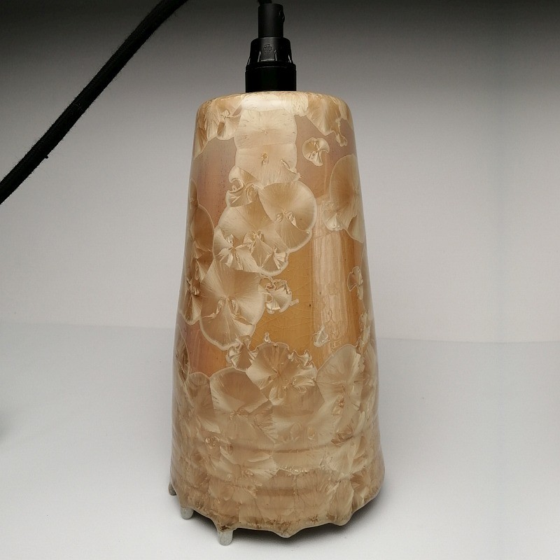 Translucent porcelain pendant lamp, side view