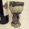 Stoneware goblet right view