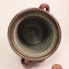 Stoneware vase or medium canister, interior view