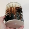 小型炻器花瓶，壺，罐，下部侧视图
