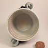 小型炻器花瓶，壺，罐，内部侧视图