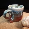 Stoneware espresso cup, hang view