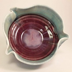Small porcelain bowl, interior view