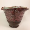 中型瓷器花瓶，侧视图