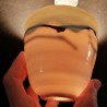 Midsize porcelain vase, glaze detail