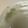 Midsize translucent porcelain dish, glaze detail